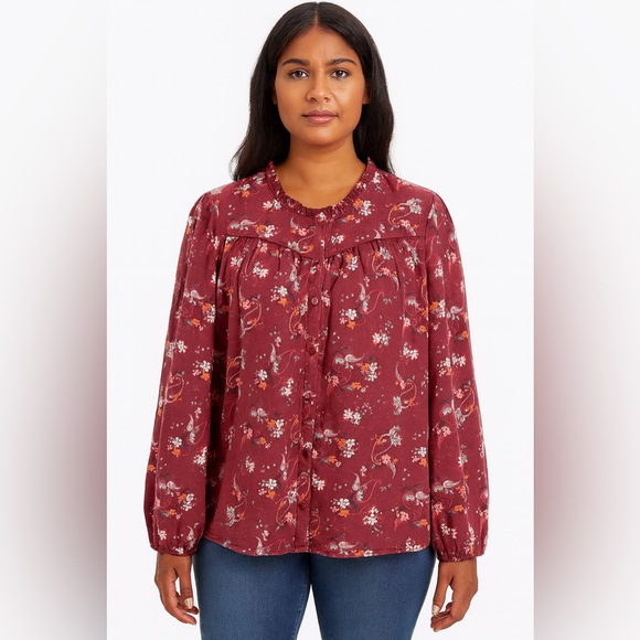 Lauren Conrad Floral Blouse - Picture 2 of 10